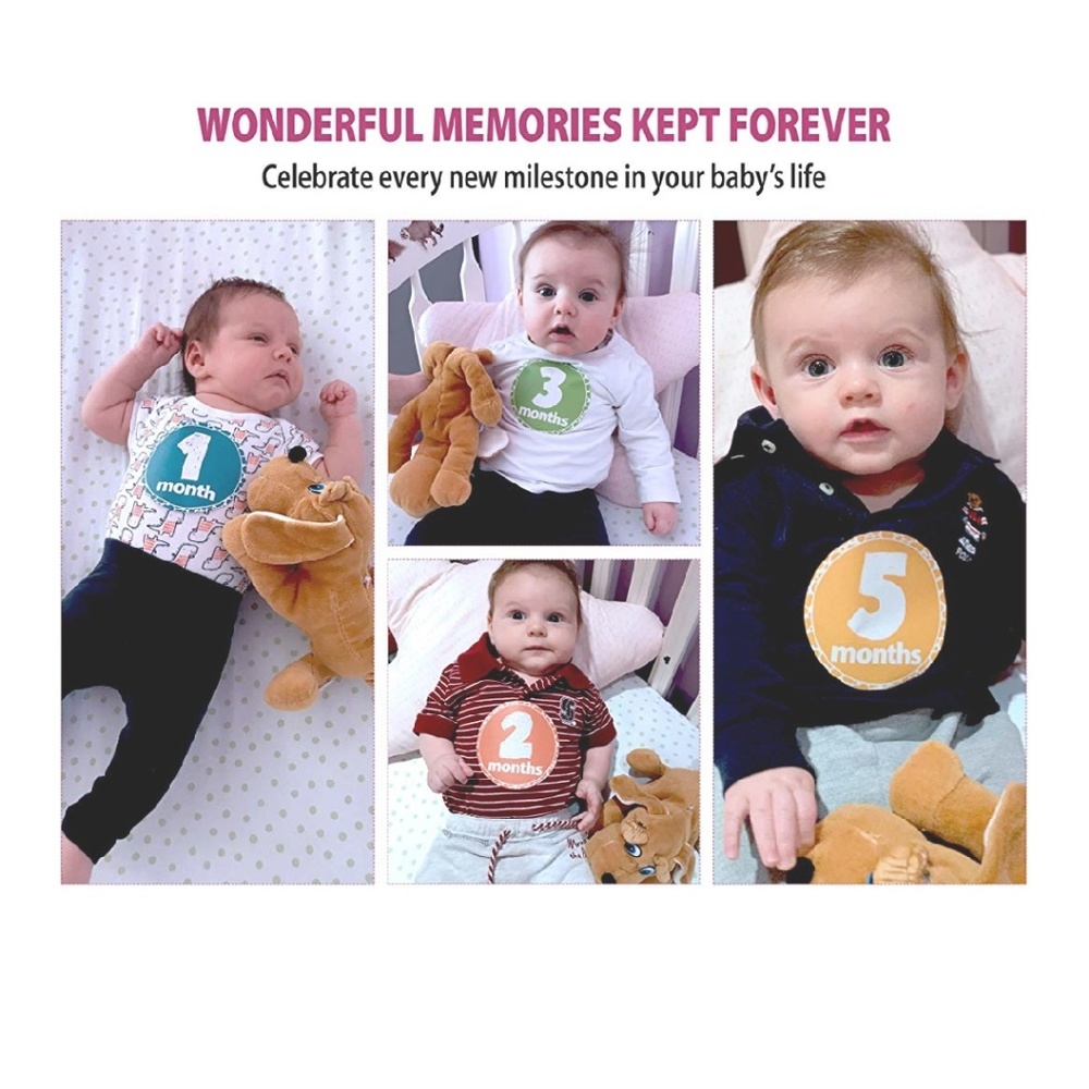 Baby milestone stickers